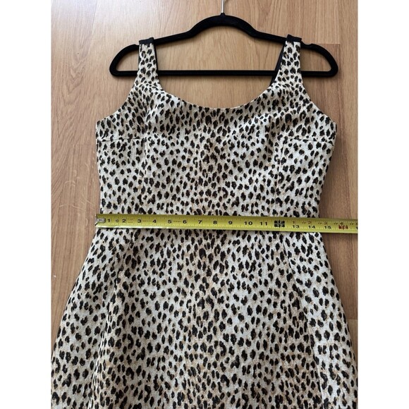 Diane von Furstenberg Arianna Cheetah Animal Print Dress Women’s‎ Size 10 - Picture 7 of 11